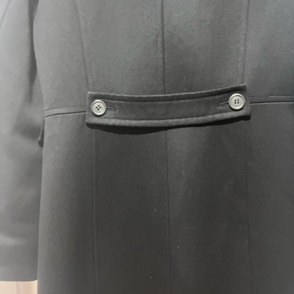 J. Crew Classic Black Trench Coat - Picture 3 of 6